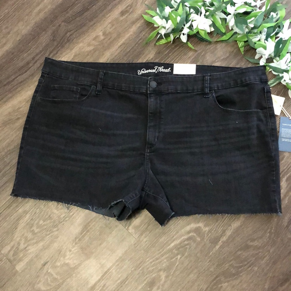 Universal Thread Womens Shorts 26W Blk